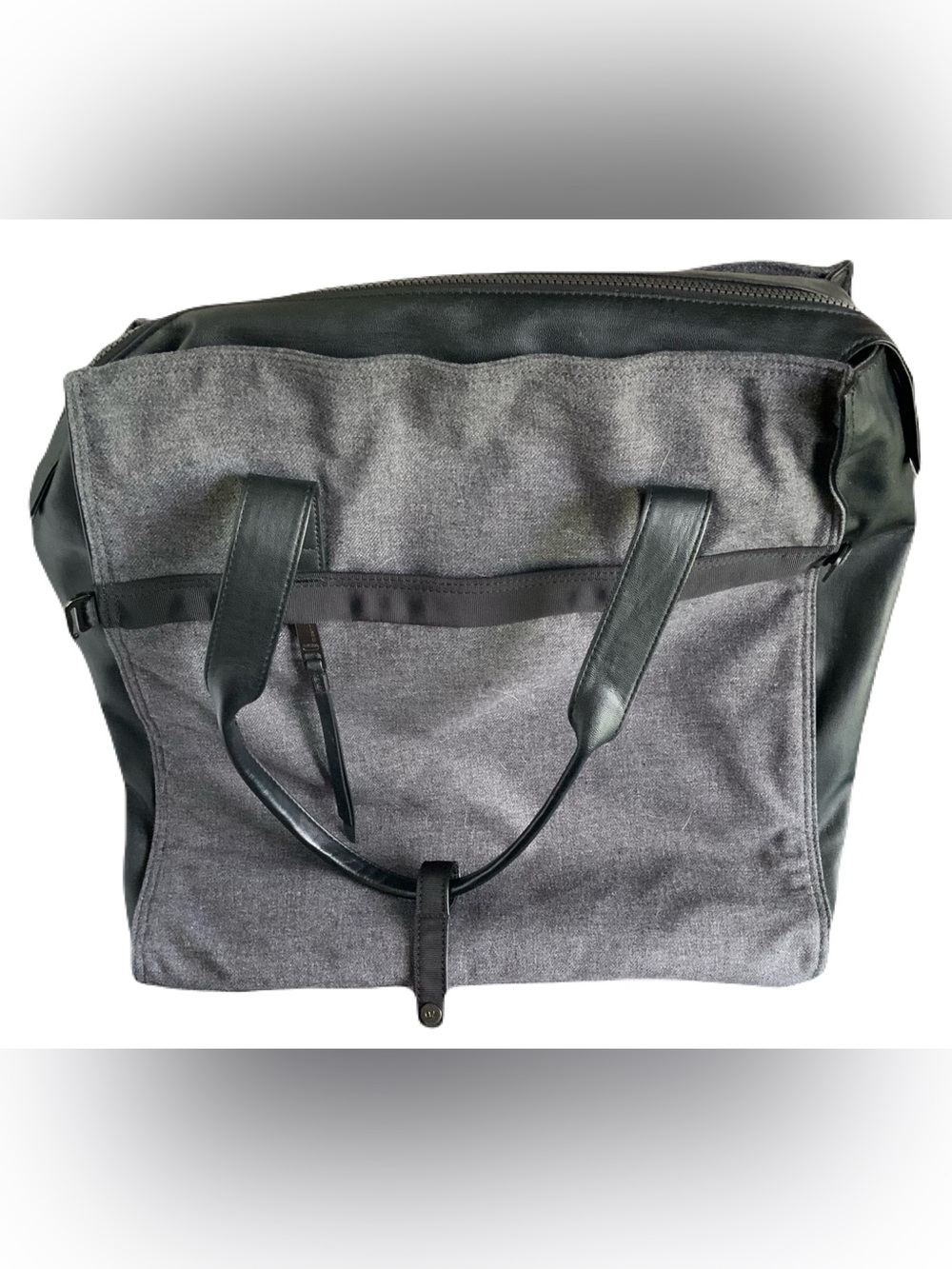 lululemon athletica Follow Your Bliss Gray Tote with Black Accents